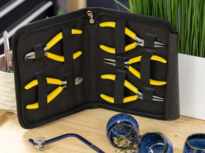 Bench Essentials By Cooksongold Zipper Case With 5 Pliers Set - Standard Image - 4