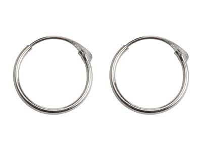 9ct-White-Gold-11.0mm-Hinged-------Sl...