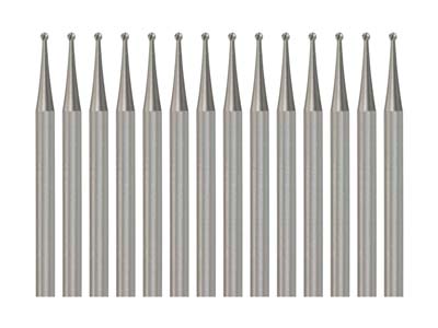 Bench Essentials By Cooksongold Burr Round Set 0.3 - 1.6mm - Standard Image - 1