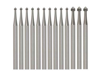 Bench Essentials By Cooksongold Setting Burr Set 0.9 - 2.2mm - Standard Image - 1