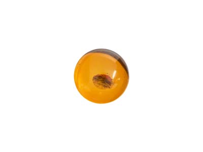 Natural-Amber,-Round-Cabochon,-6mm