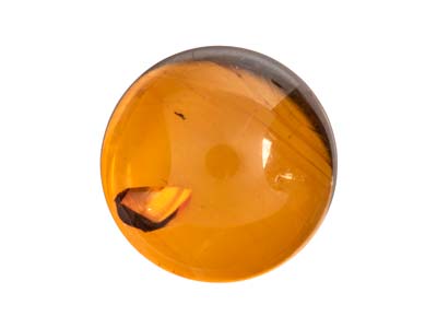 Natural Amber, Round Cabochon, 12mm