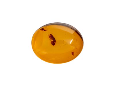 Natural Amber, Oval Cabochon,      10x8mm