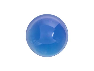 Blue Agate Round Cabochon 10mm - Standard Image - 1