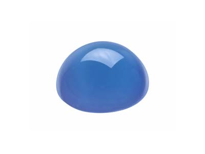 Blue Agate Round Cabochon 10mm - Standard Image - 3