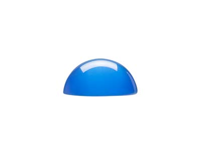 Blue Agate Round Cabochon 8mm - Standard Image - 2