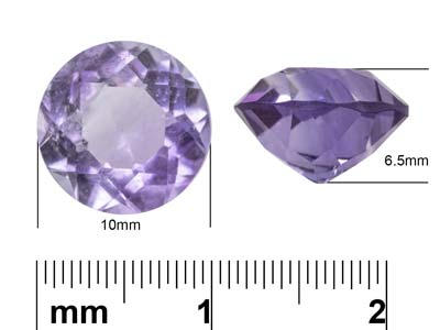 Amethyst, Round, 10mm - Standard Image - 3