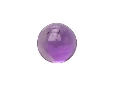 Amethyst,-Round-Cabochon,-3mm