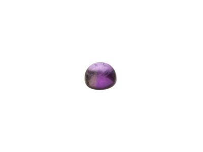 Amethyst, Round Cabochon, 3.5mm - Standard Image - 3