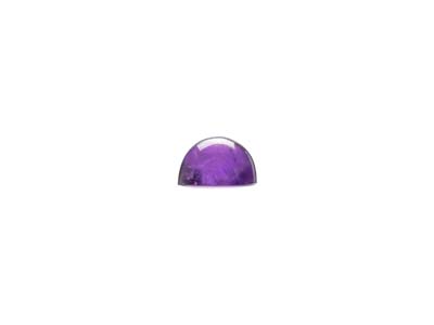 Amethyst, Round Cabochon, 4mm - Standard Image - 2