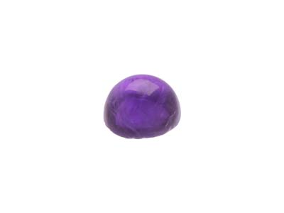 Amethyst, Round Cabochon, 6mm - Standard Image - 3