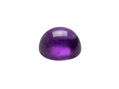 Amethyst, Round Cabochon, 8mm - Standard Image - 3