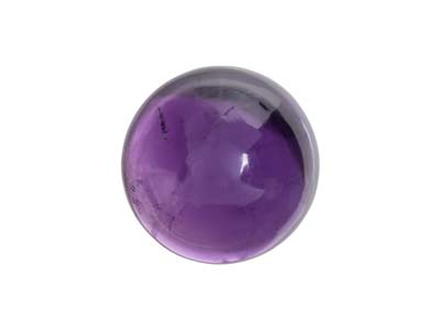 Amethyst, Round Cabochon, 10mm