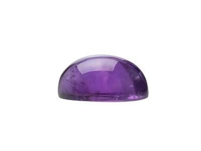 Amethyst, Oval Cabochon, 10x8mm - Standard Image - 2