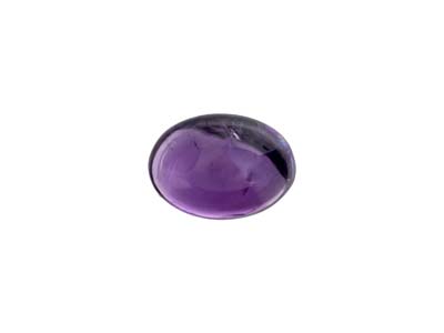 Amethyst, Oval Cabochon, 7x5mm - Standard Image - 1