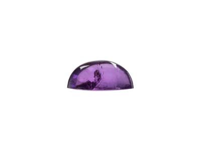 Amethyst, Oval Cabochon, 7x5mm - Standard Image - 2