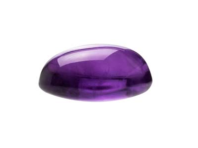 Amethyst, Oval Cabochon, 8x6mm - Standard Image - 2