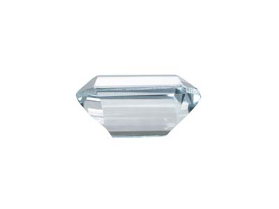 Aquamarine, Octagon, 7x5mm - Standard Image - 2