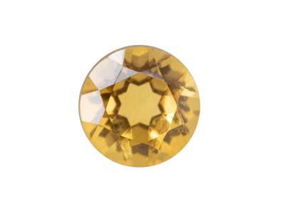 Citrine,-Round,-3.5mm