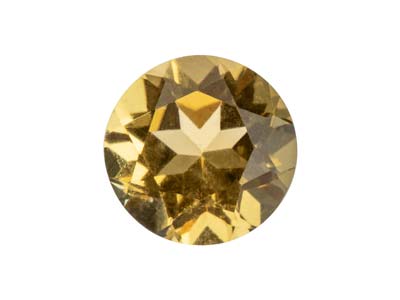 Citrine, Round, 4mm