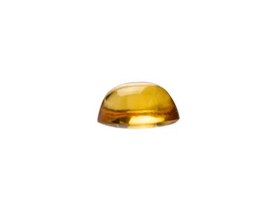 Citrine, Round Cabochon, 3mm - Standard Image - 2