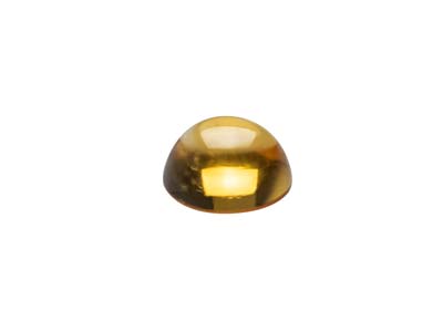 Citrine, Round Cabochon, 3mm - Standard Image - 3