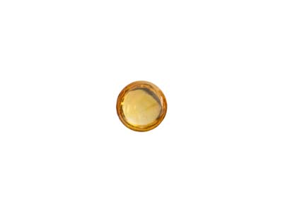 Citrine,-Round-Cabochon,-4mm