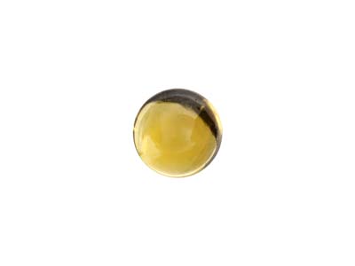 Citrine,-Round-Cabochon,-5mm