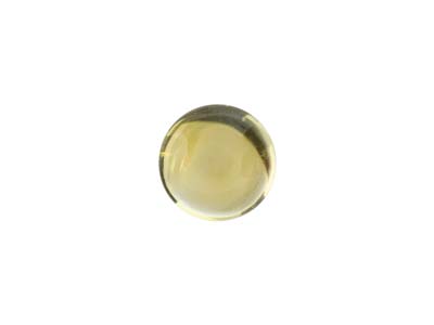 Citrine,-Round-Cabochon,-6mm