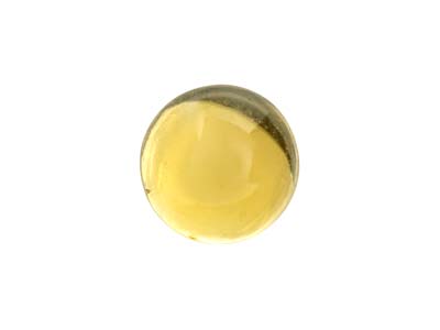 Citrine, Round Cabochon, 8mm - Standard Image - 1