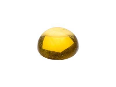 Citrine, Round Cabochon, 8mm - Standard Image - 3