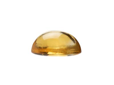 Citrine, Oval Cabochon, 10x8mm - Standard Image - 2