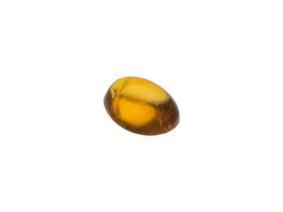 Citrine, Oval Cabochon, 6x4mm - Standard Image - 3