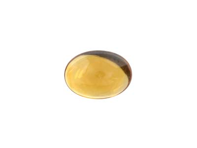 Citrine, Oval Cabochon, 7x5mm - Standard Image - 1