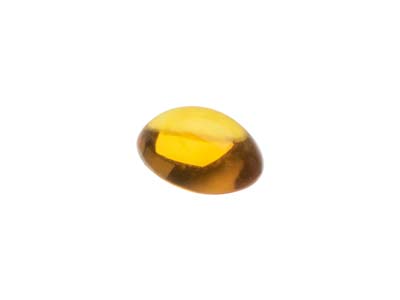 Citrine, Oval Cabochon, 7x5mm - Standard Image - 3