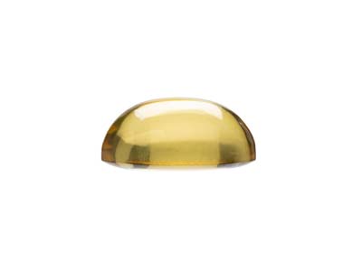 Citrine, Oval Cabochon, 9x7mm - Standard Image - 2