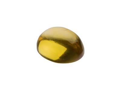 Citrine, Oval Cabochon, 9x7mm - Standard Image - 3