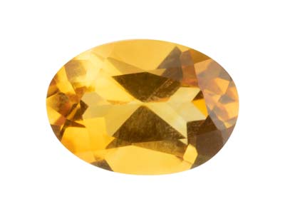 Citrine,-Oval,-7x5mm