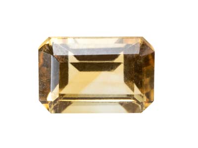 Citrine,-Octagon,-6x4mm