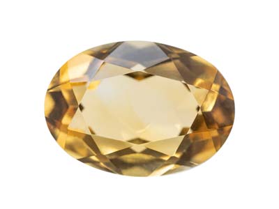 Citrine,-Oval,-14x10mm