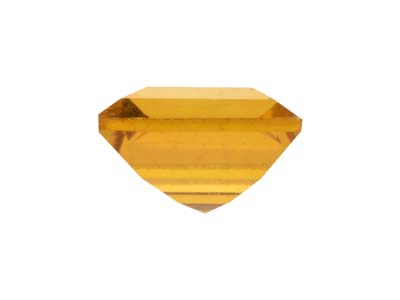 Citrine, Square, 4x4mm - Standard Image - 2