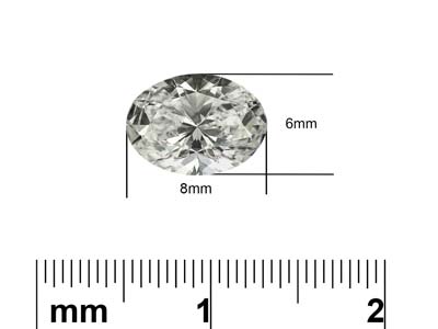 Lab Grown Diamond 1.00ct, Oval Cut, D Colour Vs Clarity, 8x6mm - Standard Image - 3