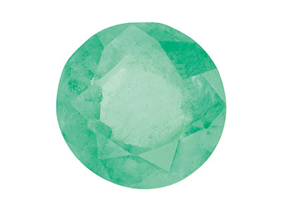 Emerald, Round, 2mm