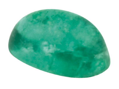 Emerald, Oval Cabochon, 5x3mm