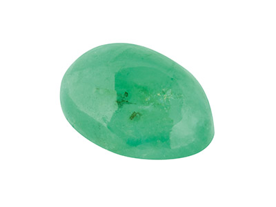 Emerald, Oval Cabochon, 6x4mm