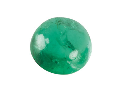 Emerald, Round Cabochon, 2.5mm