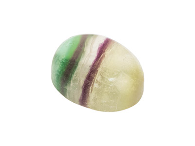 Fluorite, Oval Cabochon, 10x8mm - Standard Image - 2