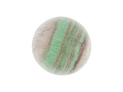 Fluorite, Round Cabochon, 10mm - Standard Image - 1