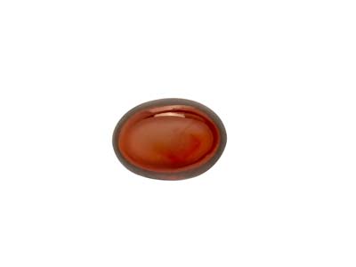 Garnet, Oval Cabochon, 6x4mm - Standard Image - 1