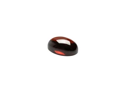 Garnet, Oval Cabochon, 6x4mm - Standard Image - 3